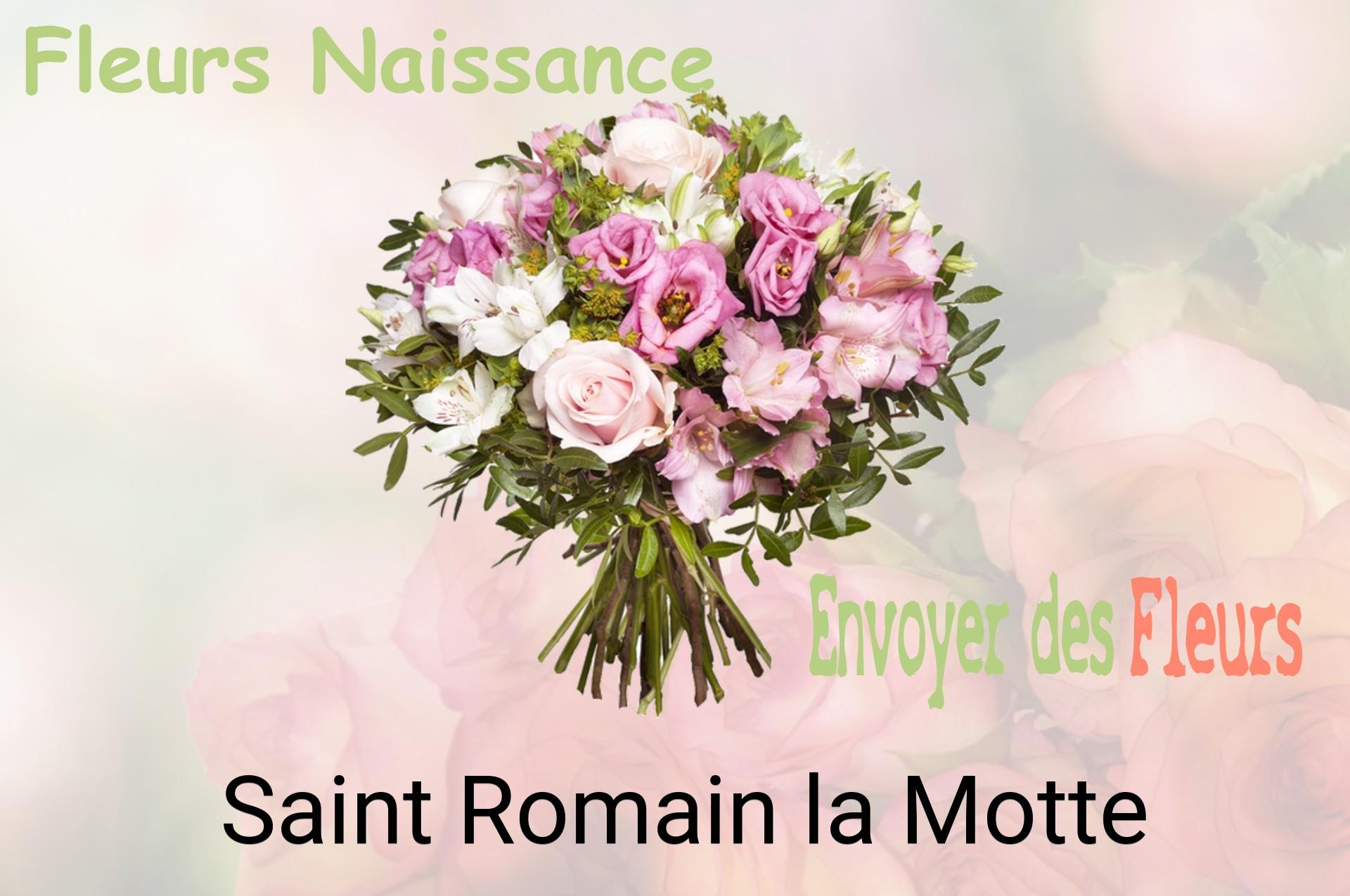 Bouquet de fleurs de naissance livré à Saint-Romain-la-Motte