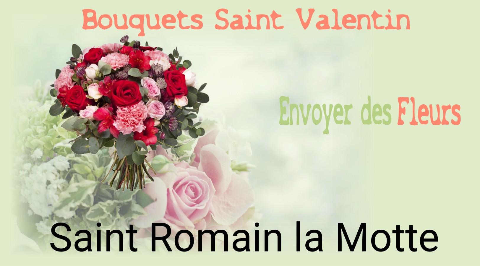 Roses de Saint-Valentin livrées à Saint-Romain-la-Motte